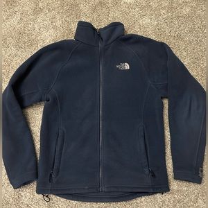 North face fleece jacket navy
